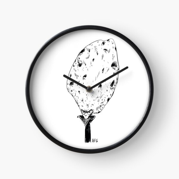 Crater Head Alien Clock