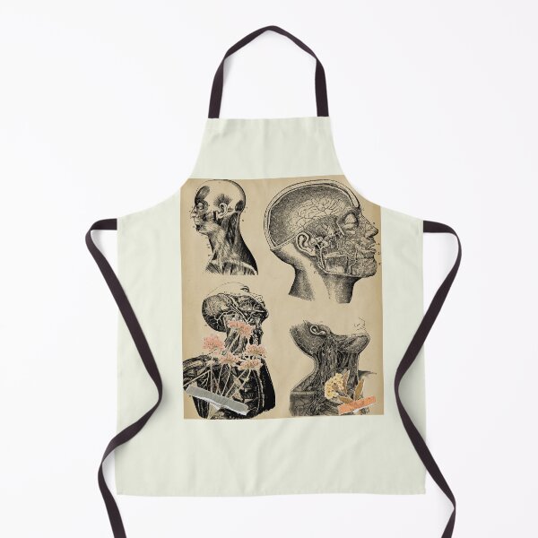 Item preview, Vintage human anatomy of the head designed and sold by Preslava Genova.