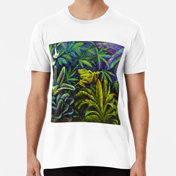 RED EYED GREEN TROPICAL TREE FROG Premium T-Shirt