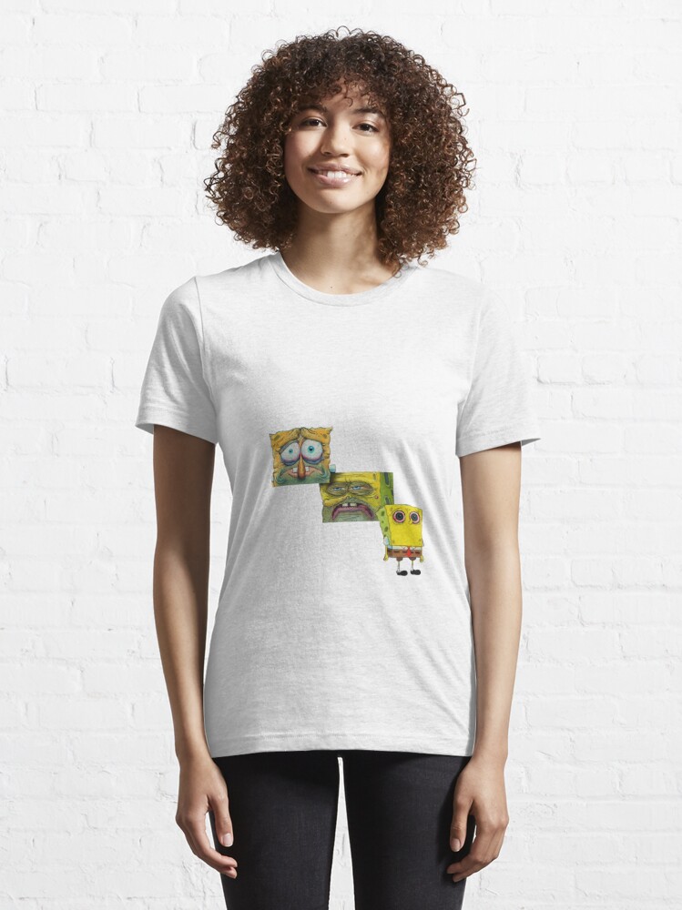 sad spongebob squarepants Classic t-shirt Greeting Card for Sale by LoCo05