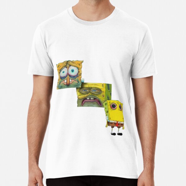 sad spongebob squarepants Classic t-shirt Greeting Card for Sale by LoCo05