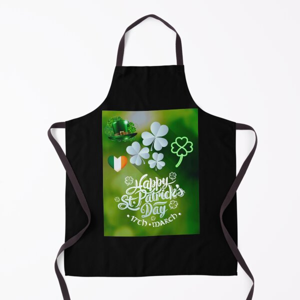 Item preview, Happy St. Patrick's Day Clovers Hat Heart designed and sold by teewearstyle.