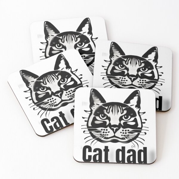 Item preview, cat dad designed and sold by Merelita.