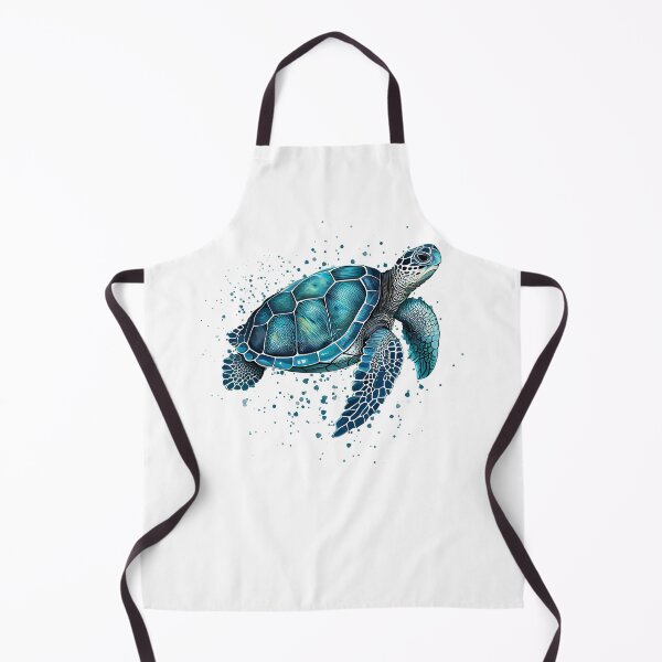 Item preview, Blue Turquoise Sea Turtle designed and sold by HappyLifeCreate.