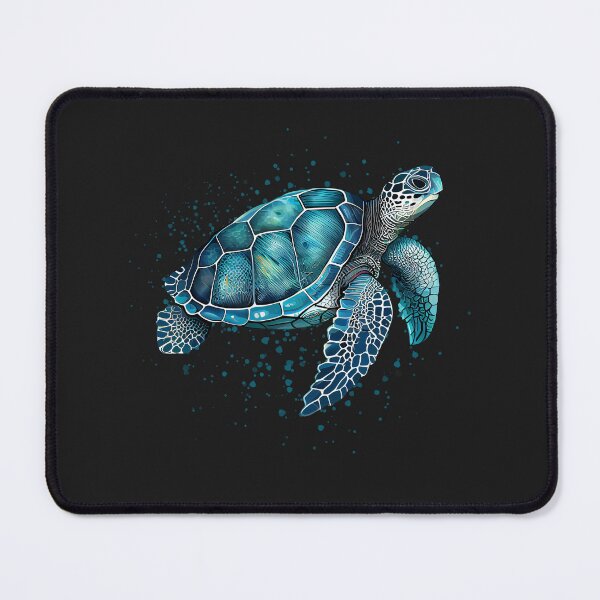 Item preview, Blue Turquoise Sea Turtle designed and sold by HappyLifeCreate.