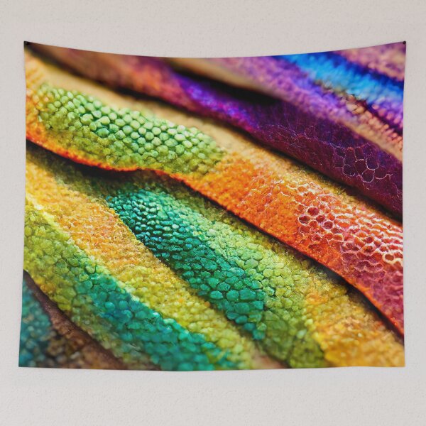 Item preview, Abstract Colorful Snake Skin designed and sold by salarkoshop.