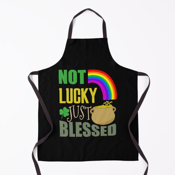 Item preview, Not lucky just blessed - shirt design - Redbubble designed and sold by bluehatgraphics.