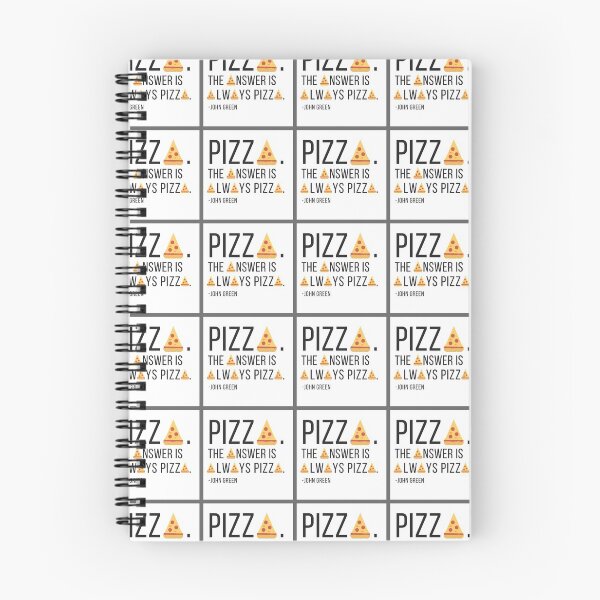Item preview, John Green Pizza Quote designed and sold by dinafried23.