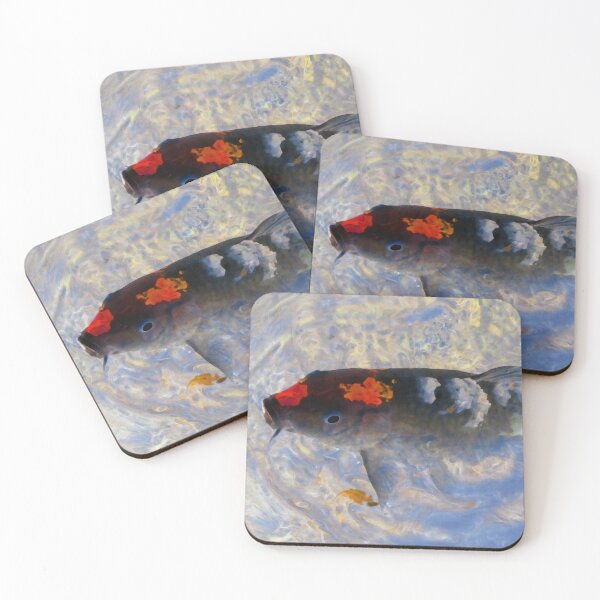 Item preview, Beautiful Black Koi Fish Art by Sharon Cummings designed and sold by Sharon Cummings Art.