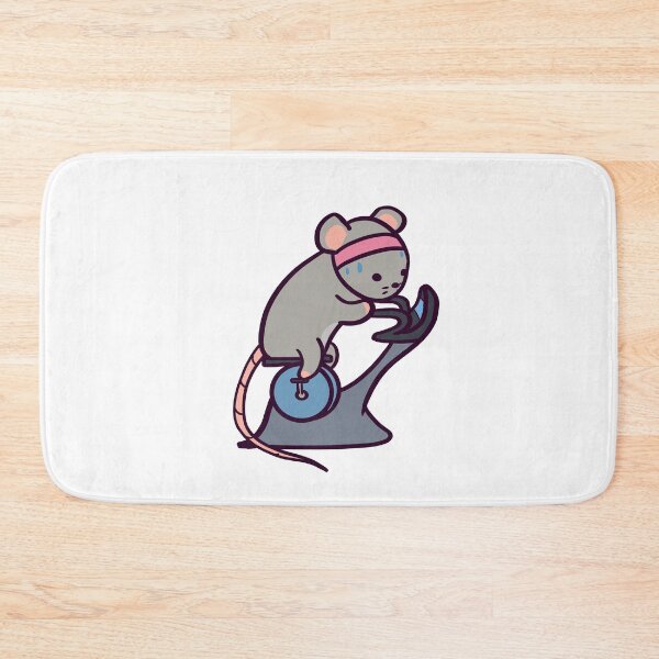 Item preview, Cute Cartoon Rat Exercise Bike designed and sold by ThumboArtBumbo.