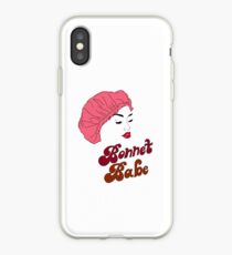 Bonnet Babe - Black Girl Magic, Colored Shirt iPhone Case