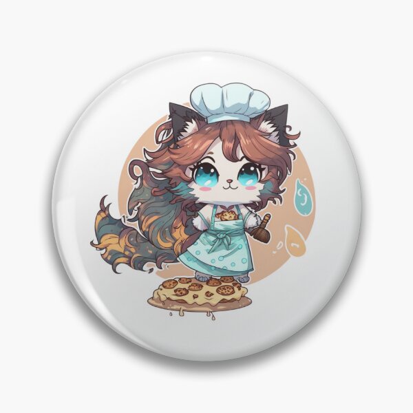 Item preview, Feline in Frills - Sweet Cat Maid Uniform Sticker designed and sold by Cute Critters Stickers.