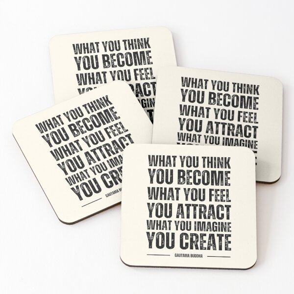 Item preview, What You Think You Become | Buddha Quote designed and sold by QuotesAreFun.