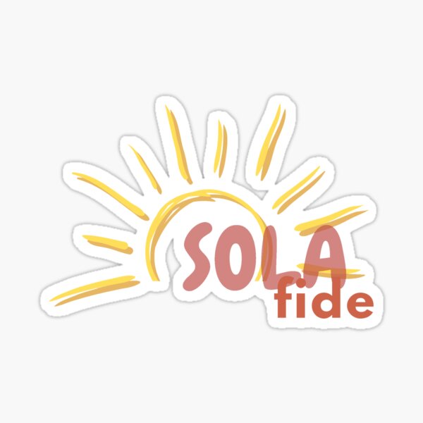 Vista previa del artículo con la obra «sola fe», diseñado y vendido por SeasonsOfSijsje.