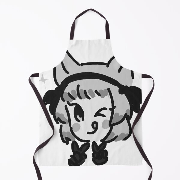 Item preview, Peace Sign Fox Girl Black and White designed and sold by Nyamelon.