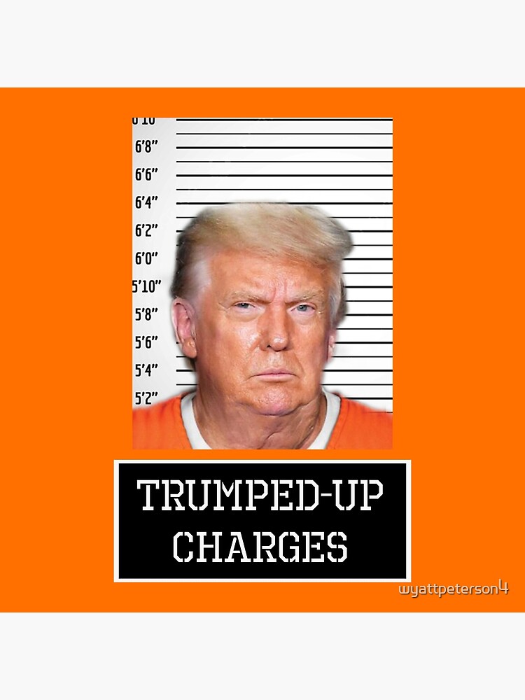 Free Trump Donald Trump Mugshot Arrest Mug Funny Political, - Inspire Uplift