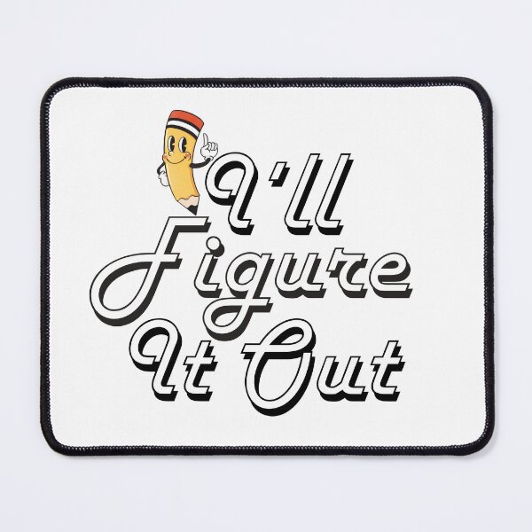 Item preview, I'll Figure It Out - Retro Teacher gift designed and sold by IFIOgirl.
