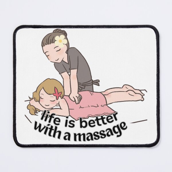Item preview, Life Is Better With A Massage designed and sold by ami.creations.