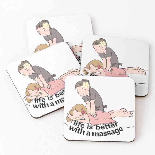 Item preview, Life Is Better With A Massage designed and sold by ami.creations.