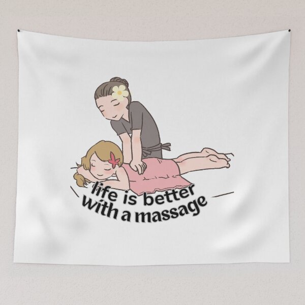 Item preview, Life Is Better With A Massage designed and sold by ami.creations.
