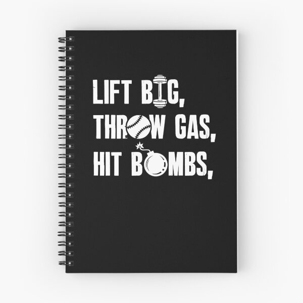 Item preview, Lift Big, Throw Gas, Hit Bombs Cool Saying designed and sold by Dressed For  Duty.