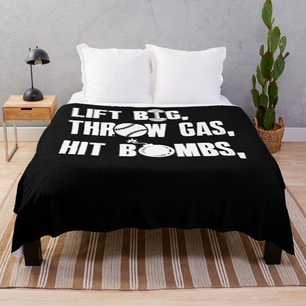 Item preview, Lift Big, Throw Gas, Hit Bombs Cool Saying designed and sold by Dressed For  Duty.