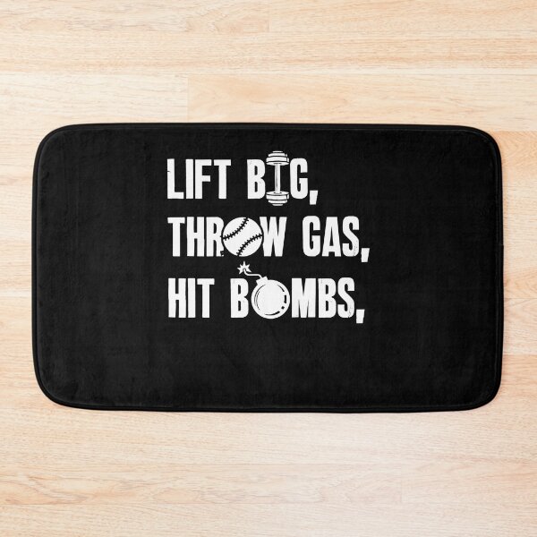 Item preview, Lift Big, Throw Gas, Hit Bombs Cool Saying designed and sold by Dressed For  Duty.
