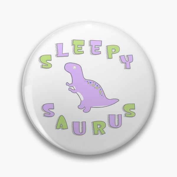 Item preview, Purple and Green 'Sleepy Saurus' Baby Dinosaur designed and sold by Kim Arnott.