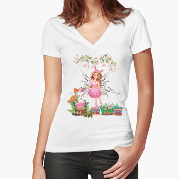 Fitted V-Neck T-Shirt