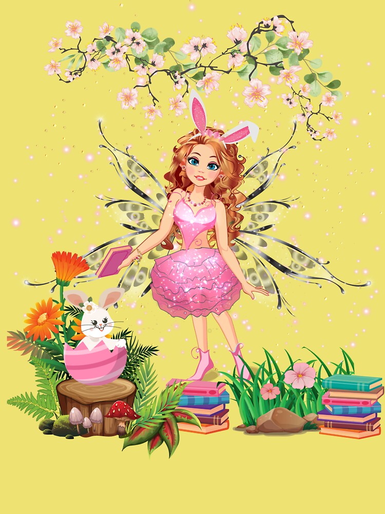 Thumbnail 2 of 2, Kids T-Shirt, Felicia's Bunny Surprise Collection designed and sold by TeelieTurner.