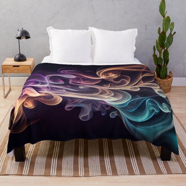 Item preview, Colored smoke on black background. Abstract background designed and sold by anytka.