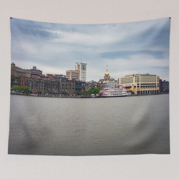 Item preview, River Street from Savannah Convention Center designed and sold by Craig Kauzmann.