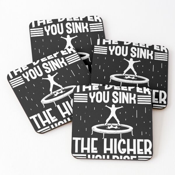 Item preview, The Deeper You Sink The Higher You Rise Trampoline Flip Jump designed and sold by crecks.