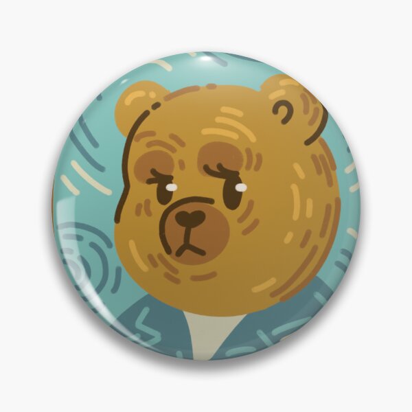 Item preview, Bear Van Gogh self-portrait  designed and sold by polikhay.