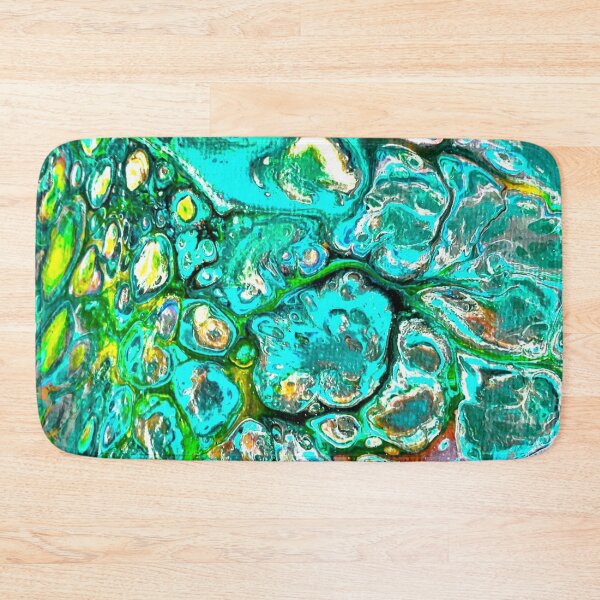 Item preview, Green land acrylic pouring Paint  designed and sold by baksuart.
