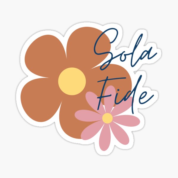 Vista previa del artículo con la obra «sola fide», diseñado y vendido por SeasonsOfSijsje.