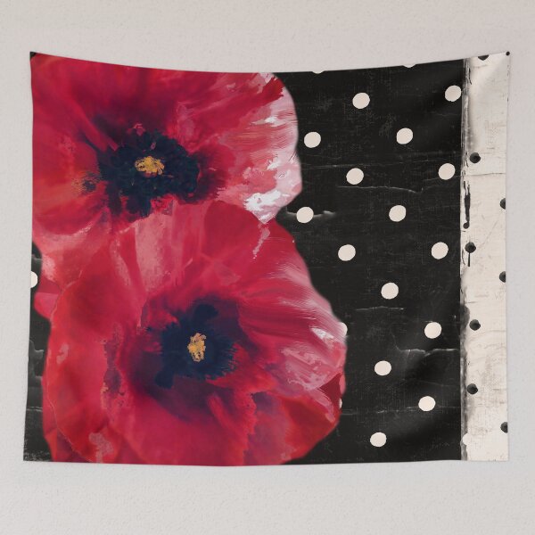 Artikelvorschau, Scharlachrote Mohnblumen II entworfen und verkauft von Sasha Art Gallery.
