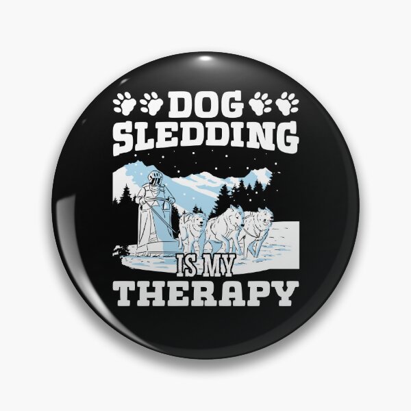 Item preview, Dog Sledding Is My Therapy Mushing Alaska Winter designed and sold by crecks.