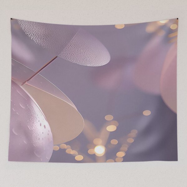 Item preview, Crystalized Water Droplets on Blush Rose Pink Petals with Twinkling Lights  designed and sold by deniselynnimage.