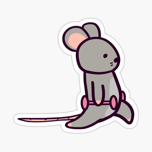 Cute Gym Rat Deadlifting Sticker for Sale by ThumboArtBumbo