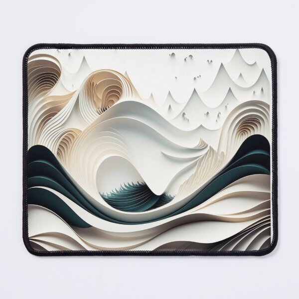 Item preview, Modern Abstract Waves Art Painting Style designed and sold by EnzoZs.