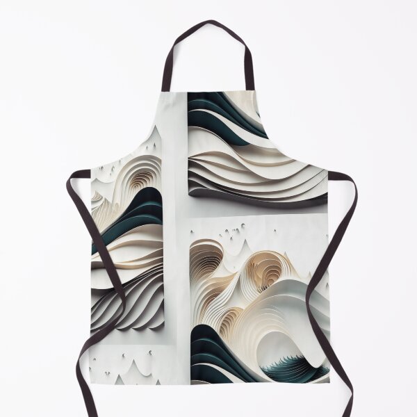 Item preview, Modern Abstract Waves Art Painting Style designed and sold by EnzoZs.