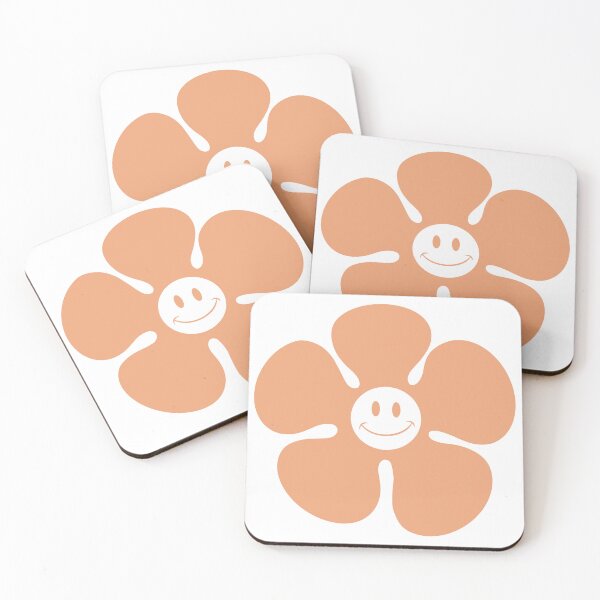 Item preview, Orange Groovy Smiley Flower designed and sold by Kandace Guzman.