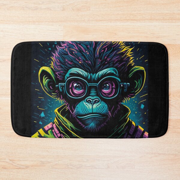 Item preview, crazy monkey neon effect designed and sold by artegrafico92.