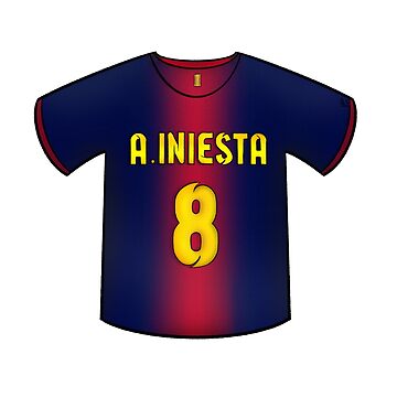 FC BARCELONA #8 INIESTA SHIRT