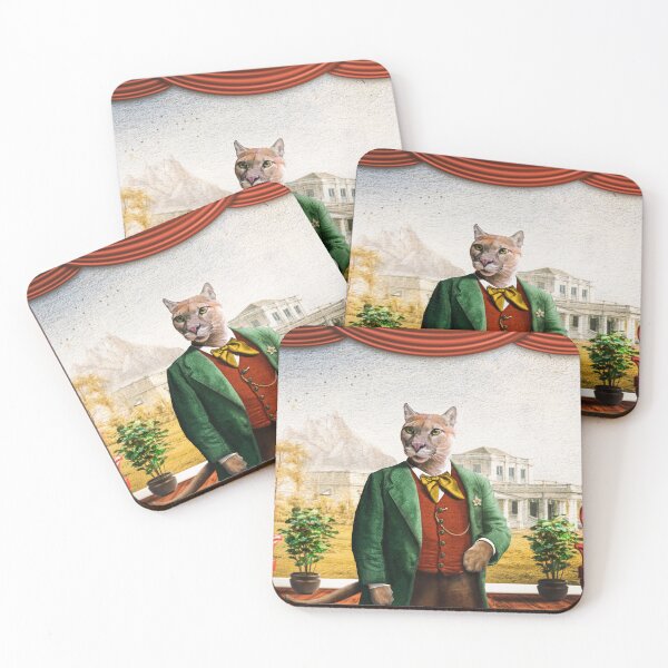 Item preview, Portrait of Sir Percival Puma designed and sold by PETER GROSS.