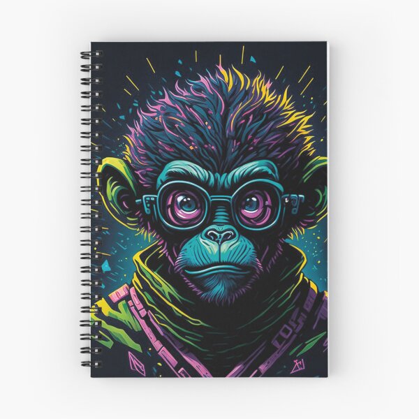 Item preview, crazy monkey neon effect designed and sold by artegrafico92.