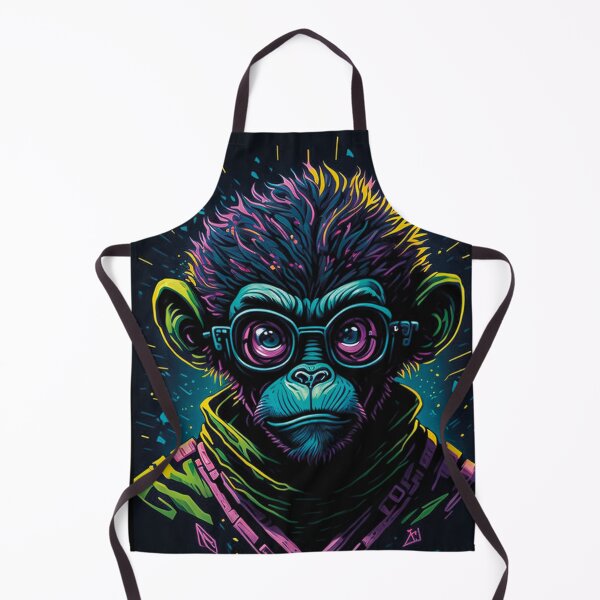 Item preview, crazy monkey neon effect designed and sold by artegrafico92.