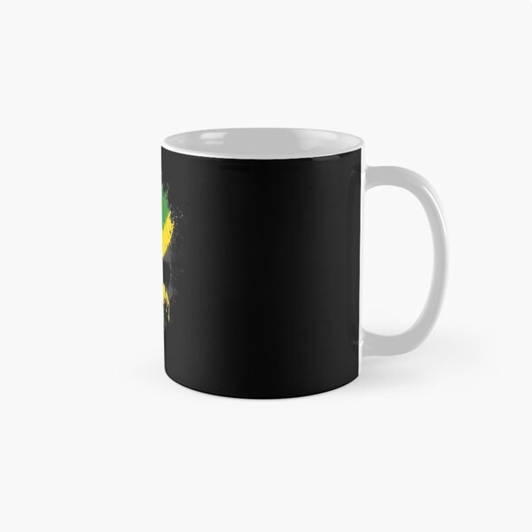 Item preview, Chaotic Jamaican Flag Splatter Skull designed and sold by JeffBartels.
