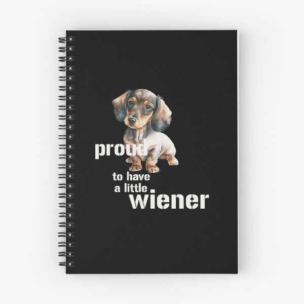 Item preview, proud to have a little wiener, Watercolor Wiener: A Proud and Playful Companion designed and sold by EmeraldeaArt.